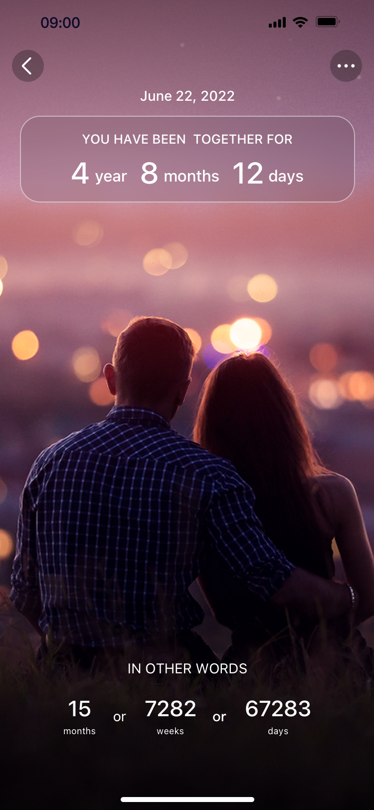 Relationship Timer - Count every precious moment together